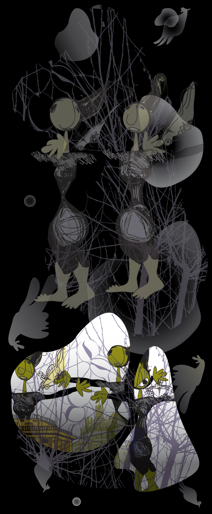 Women in the city, illustrated by Montse Noguera